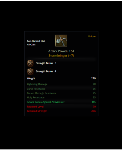 Stormbringer +7 Str Rünlü