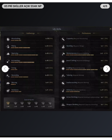 85 PRİ SKİLLER AÇIK 554K NP