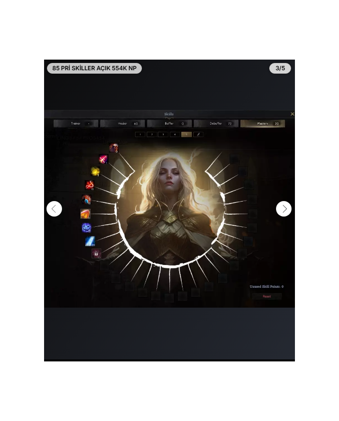 85 PRİ SKİLLER AÇIK 554K NP