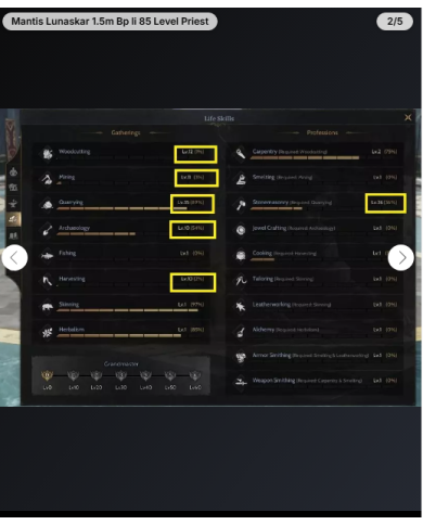 Mantis Lunaskar 1.5m Bp li 85 Level Priest