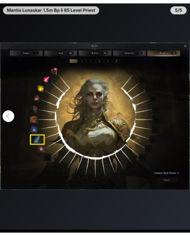 Mantis Lunaskar 1.5m Bp li 85 Level Priest