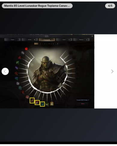 Mantis 85 Level Lunaskar Rogue Toplama