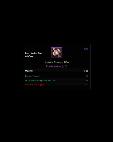 +9 Earthshaker 1+1 PSY Rünlü