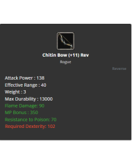 +11 rev chitin bow 