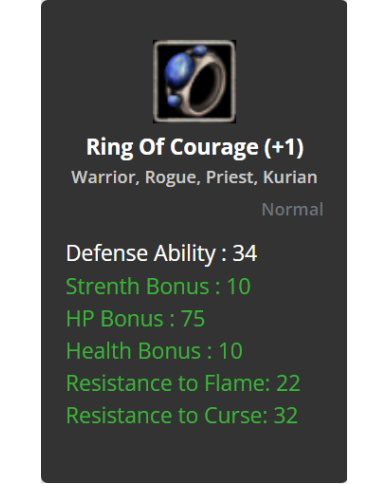 +1 Ring of Cougrage