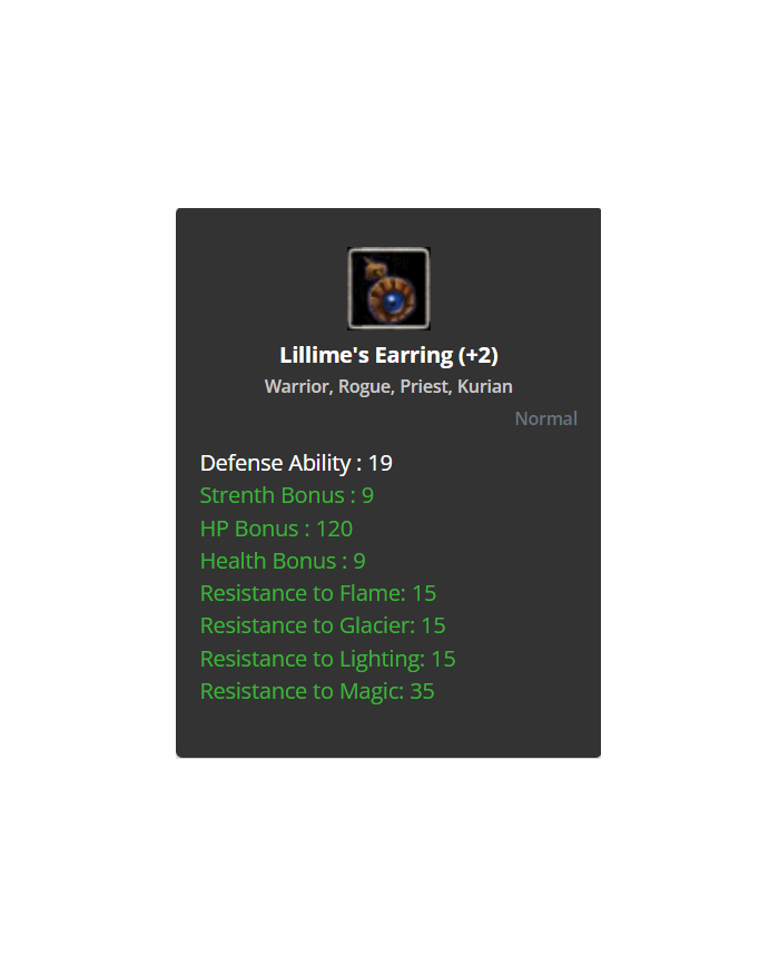 +2 Lillime Earring