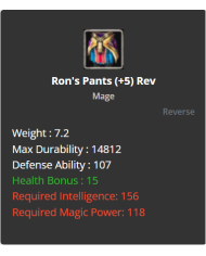 +5 Rev Ron Set
