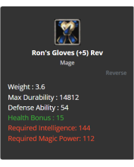 +5 Rev Ron Set