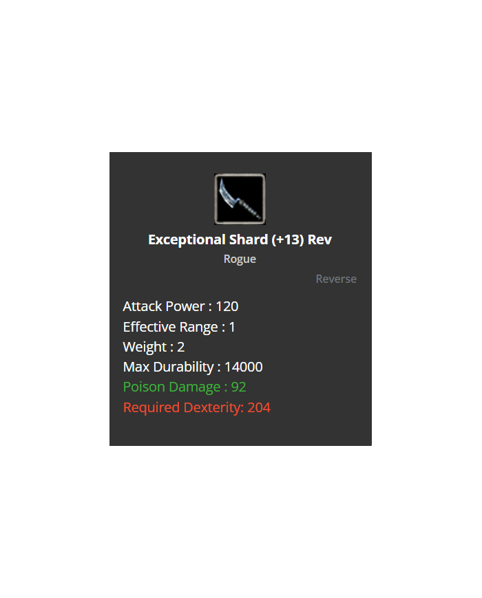 +13 Rev Exp Shard