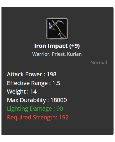 +9 iron impact
