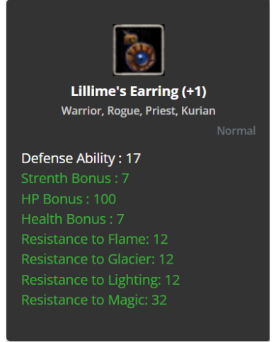+1 Lilime Earring