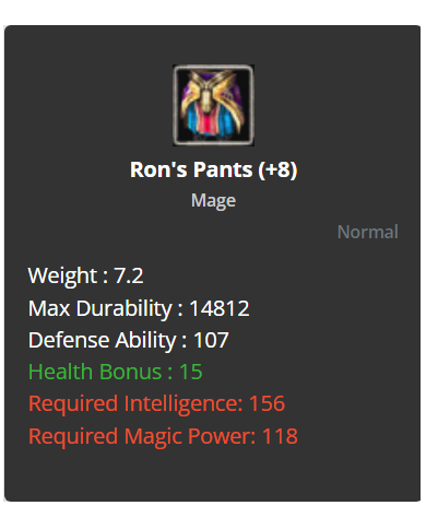 +8 Ron Set