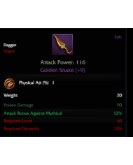 Facelifter +9 , 4 DEX