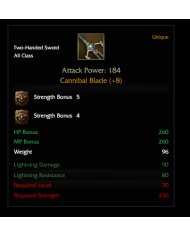 Cannibal Blade (+8)