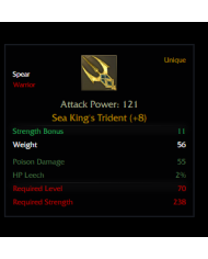 Sea king +8 Avenger 7.3 rünsüz