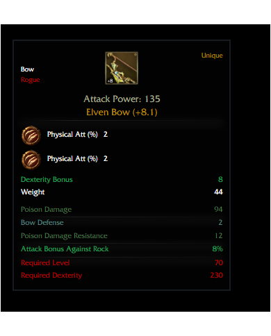 +8.1 ELVEN BOW 4 PHY