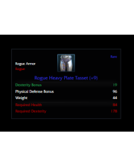 +9 ROGUE HEAVY PLATE