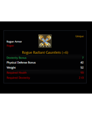 +7 ROGUE RADİANT SET