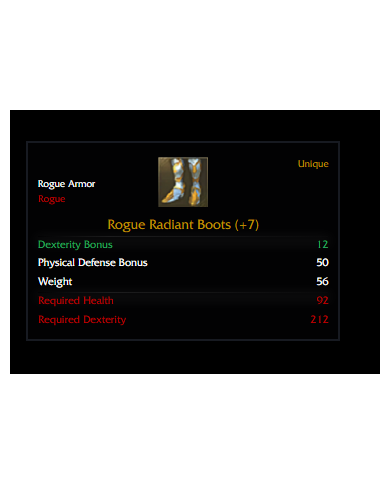 +7 ROGUE RADİANT SET