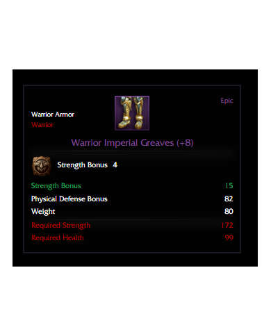 Warrior Imperial +8 SET