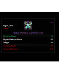 ROGUE İMPERİAL +8 SET (15 DEX)