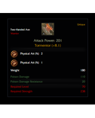 Tormentor +8 ( psy2 psy 1)