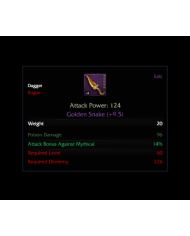 Golden Snake +9.5